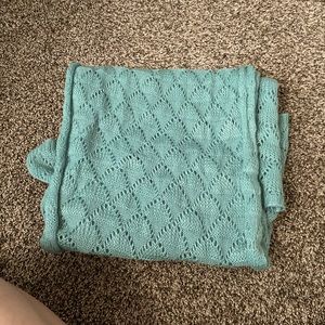 Teal green scarf